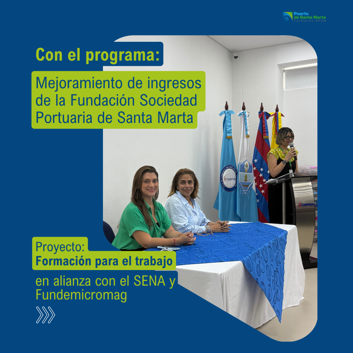 Fundación Sociedad Portuaria impulsa el emprendimiento de 59 mujeres